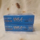 Lot of 2 NEW Sony VHS-C Camcorder Tapes SP 30 Min Premium Grade Color and Sound  — photo 4