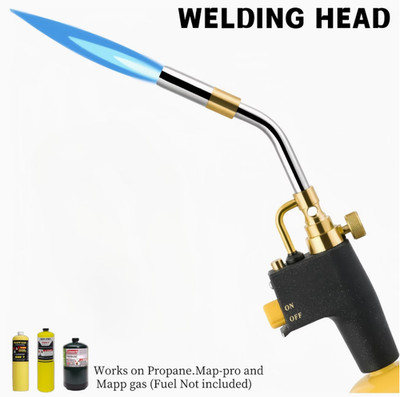 Propane Torch Head Trigger Ignition MAP MAPP Gas Welding Cooking Burner Kit