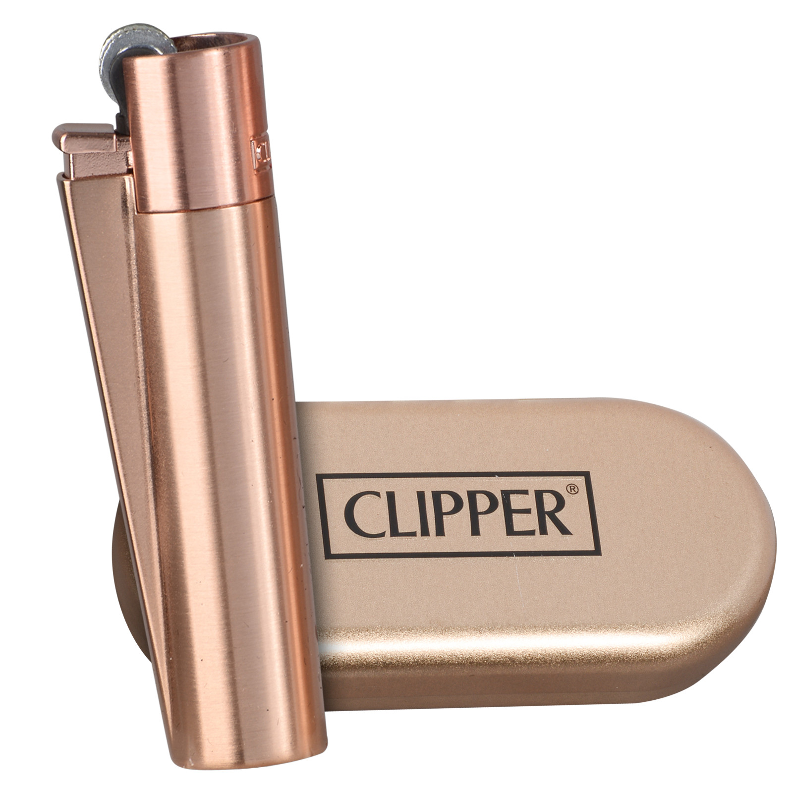 - Refillable, Includes Case. Rose Gold Butane Lighters