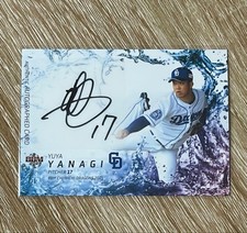 2021 BBM Chunichi Dragons Yuya Yanagi Autograph Card /75