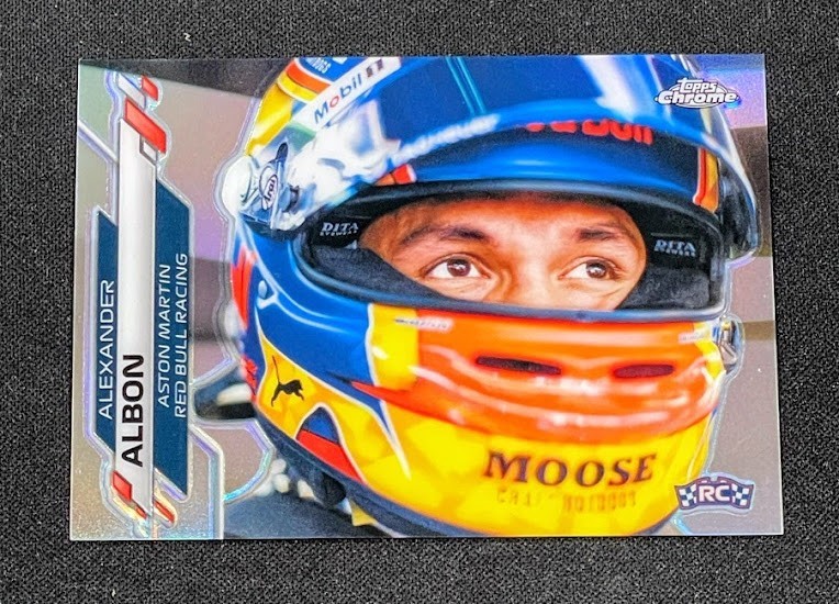 2020 Topps Chrome Formula One F1 Refractor Rookie RC Alexander Albon #178