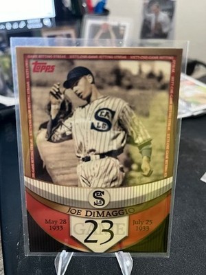 2007 Topps #JDSF23 Joltin Joe DiMaggio Insert Streak Before The Streak Yankees 