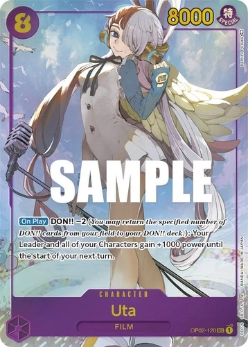 Uta (Alternate Art) [OP02 - OP02-120] Secret Rare NM