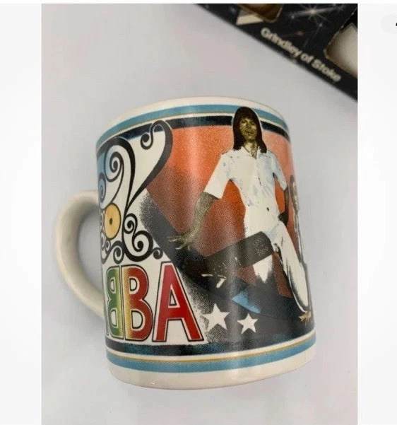 ABBA RARE X 4 Mugs Boxed 1979 Grindley Of Stoke Tour Memorabilia In Ex Condition - Image 4 of 4