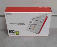 Nintendo 2DS White + Red Boxed With Manual & Charger