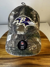 Brand New Baltimore Ravens '47 Brand RealTree Camo Clean Up Adjustable Cap/Hat