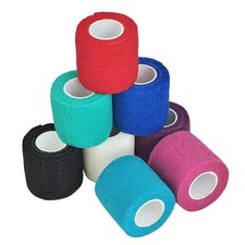1-24Rolls Cohesive Elastic Bandage Self Adhesive Wrist Ankle Gauze Tape Vet Wrap