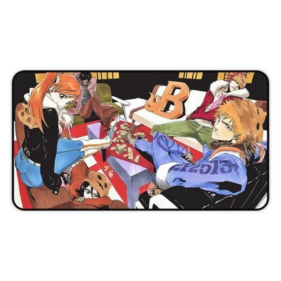 Anime Bleach Ichigo x Rukia Desk Mat, Mouse Pad Gift For Fan Office Decor