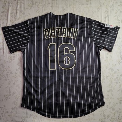 Shohei Ohtani #16 Team Japan Baseball Jersey With Patch 2XL Black
