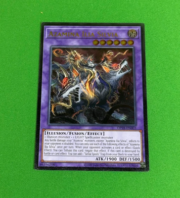 #ad #ad Yugioh Azamina Ilia Silvia Ultimate Rare OP28 EN003 $17.99