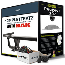 Anhängerkupplung starr für PEUGEOT 807 +E-Satz NEU AHK