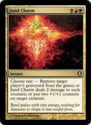 MTG - Jund Charm - Foil - Shards of Alara - NM, English Magic FLAT RATE SHIP