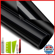 NIDOJP Blackout Window Film 100 Light Blocking Privacy Static Cling Heat