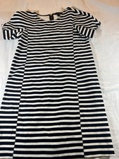 J Crew  Womens Dress Size XSmall  Stripes Midi Nautical
