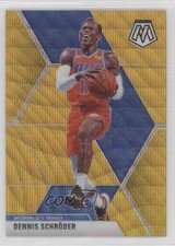 2019-20 Panini Mosaic Tmall Gold Wave Prizm Dennis Schroder #163 0c6h