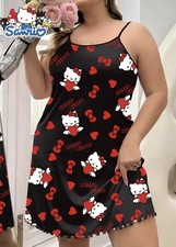 NEW Hello Kitty Melody Sanrio Women Nightgown Sleepwear Sleep Shirt Size 18