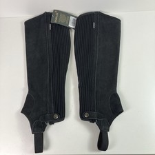 Dublin Suede Half Chaps II Black Size L