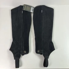 Dublin Suede Half Chaps II Black Size L