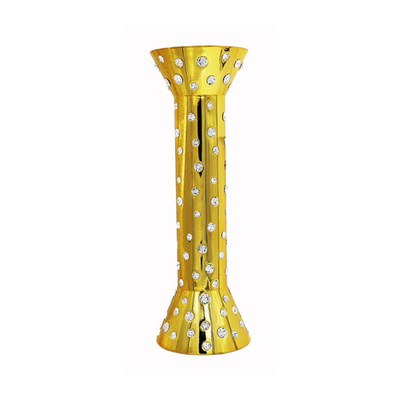Stella Flamma 24k White Rhodium Crystal Candle Luxury Collectible Home Decor