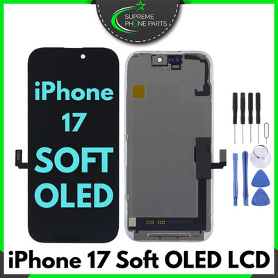 Für iPhone 17 Ersatz WEICHE OLED LCD Display Bildschirm Digitizer Premium - UK