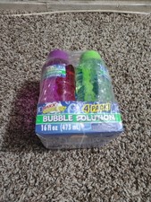 4x Bubble Solution 16 Fl.oz Bubble Blower Bottles with Wand - i BRAND NEW