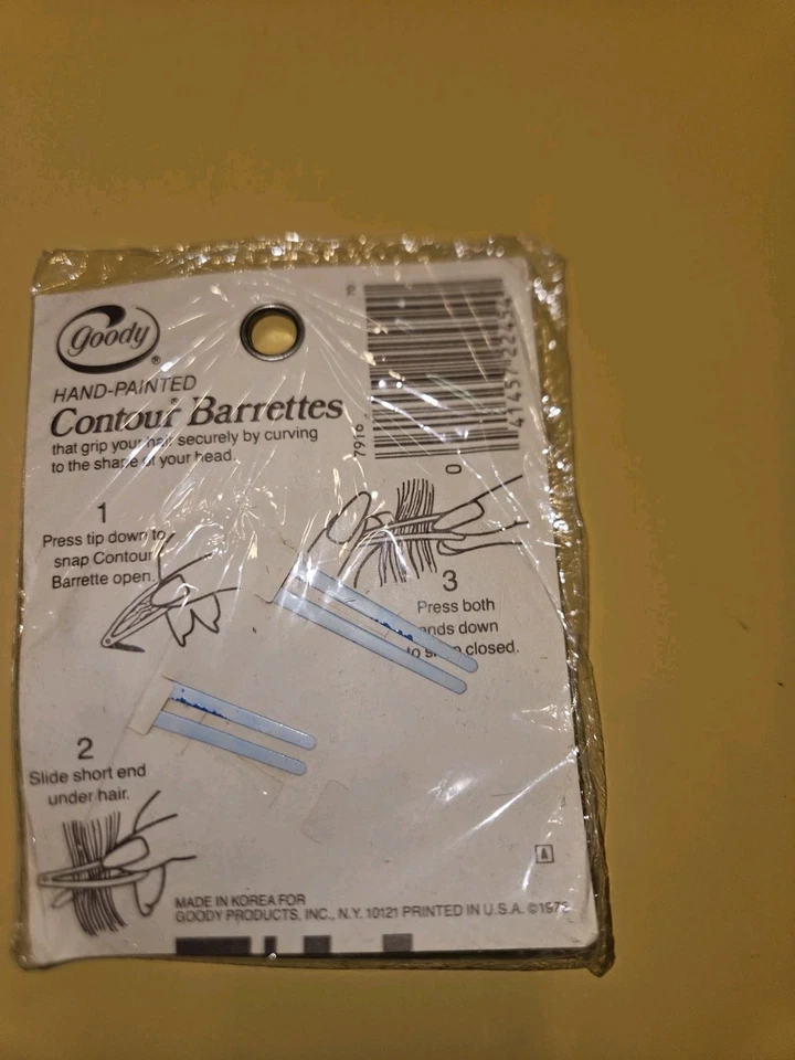 Correas Goody vintage pintadas a mano nuevas en paquete Foto 2 de 2