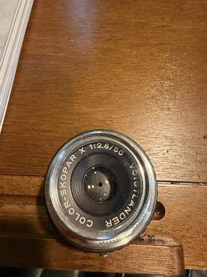 Vintage Voigtlander Color-Skopar X 50mm 2.8 West Germany Lens DKL