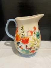 Pioneer Woman 3.2QT. Large Beverage Serving Pitcher Willow Floral Pattern NEW!!!
