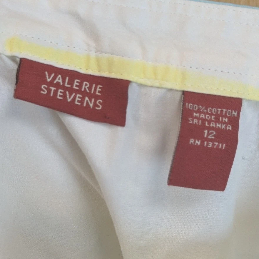 Falda Valerie Stevens Arte para Usar Línea A Algodón Escénico Verano Informal Para Mujer 12 Foto 2 de 4