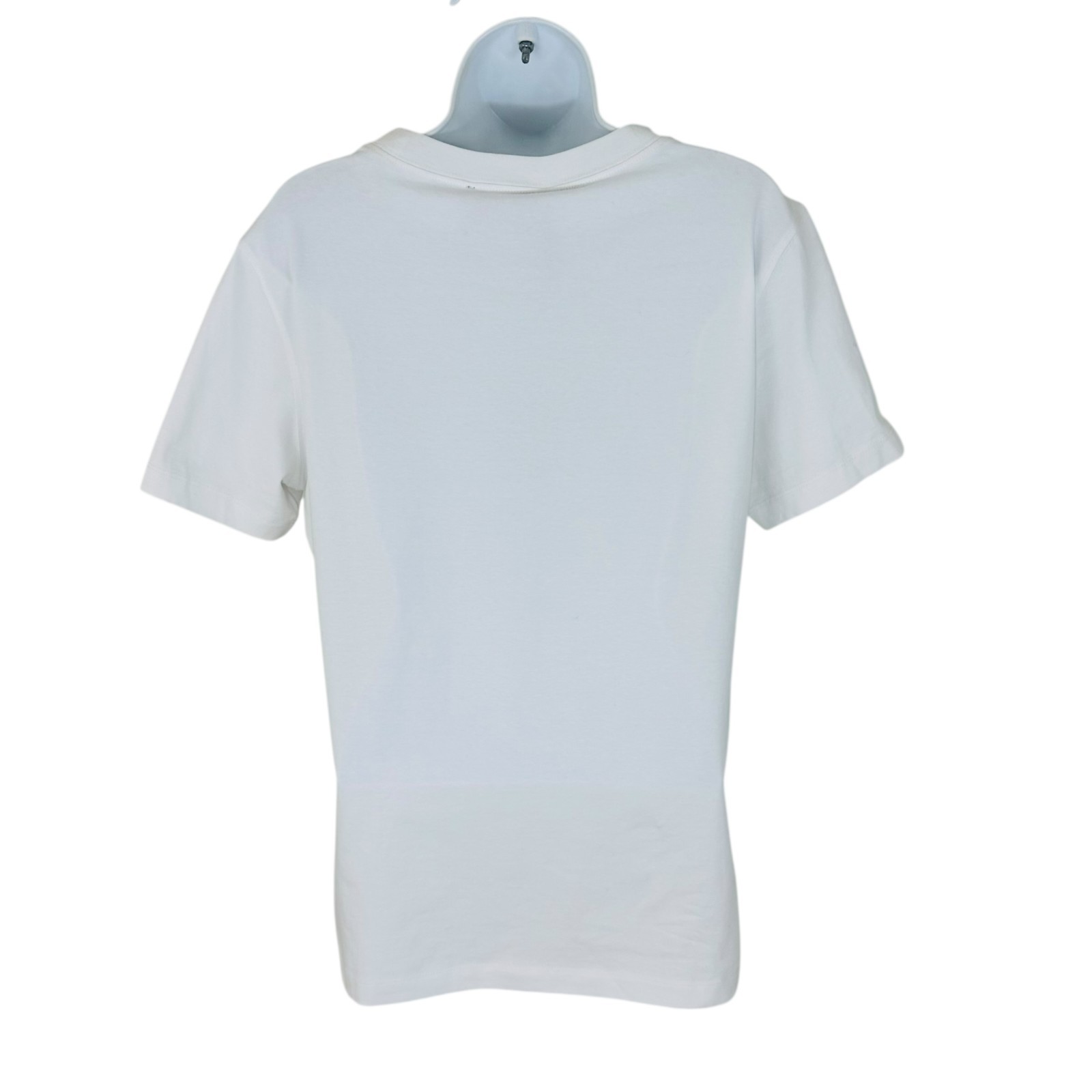 Versace Jeans Couture Women's Sz XL Logo Graphic Short Sleeve White T-Shirt NEW thumbnail 4