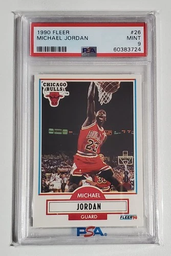 Michael Jordan 1990 Fleer #26 PSA 9 MINT