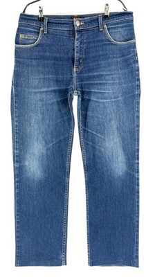 Lee Herren Gerades Bein Blau Jeans W34 L29