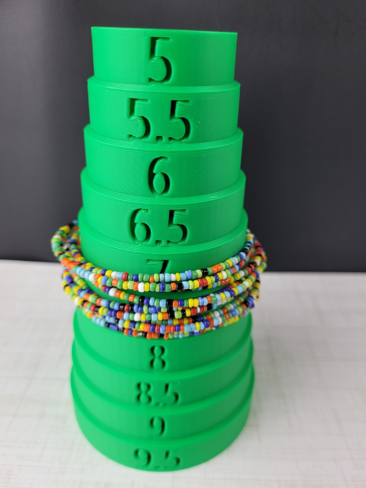 BOHO Multicolored Tiny Beaded Wrap Bracelet - image 2