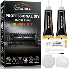 Black Leather Repair Kit for Furniture, Leather Seat Repair Kit for Cars, Easily