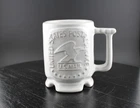 Vintage Frankoma USPS Post Office Coffee Mug Cup Training Center Norman Okla