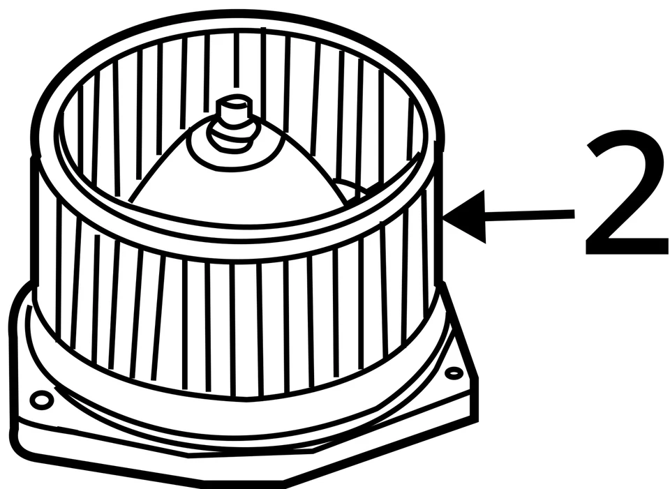 Motor de ventilador compatível com 09-20 370Z 104551601 - Imagem 4 de 4