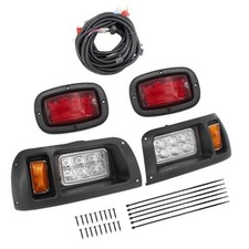 LED Lighting 12V Headlight Tail Light Kit Compatible with Club Car DS 1993-UP