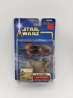 Star Wars Action Fleet Hasbro 1997 Dune Sea Ambush A New Hope Vintage