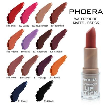 PHOERA LONGWEAR 24 STUNDEN WASSERDICHT MATT LIPPENSTIFT LANG ANHALTENDE LIPPENFEUCHTIGKEITSCREME