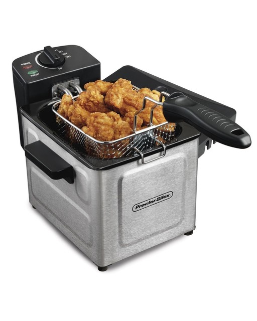 Electric Deep Fryer Countertop Machine Small Fish Potato Chicken