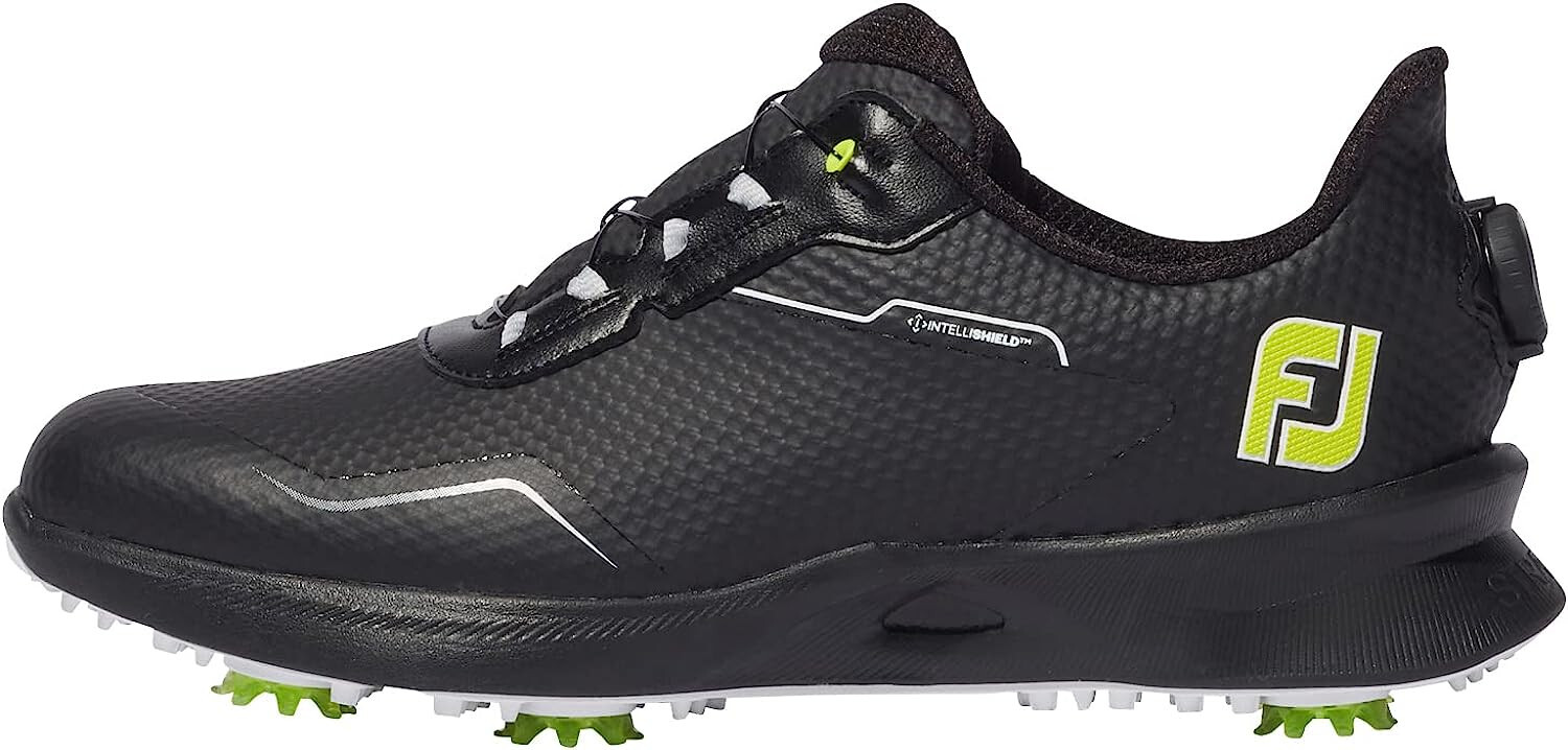 Мужские кроссовки для гольфа FootJoy FJ ATAK BOA WIDE 53377 черные US725 см 41390₽