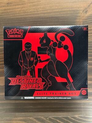 Pokemon x1 Desined Rivals (SV10) Elite Trainer Box Factory Sealed Brand New