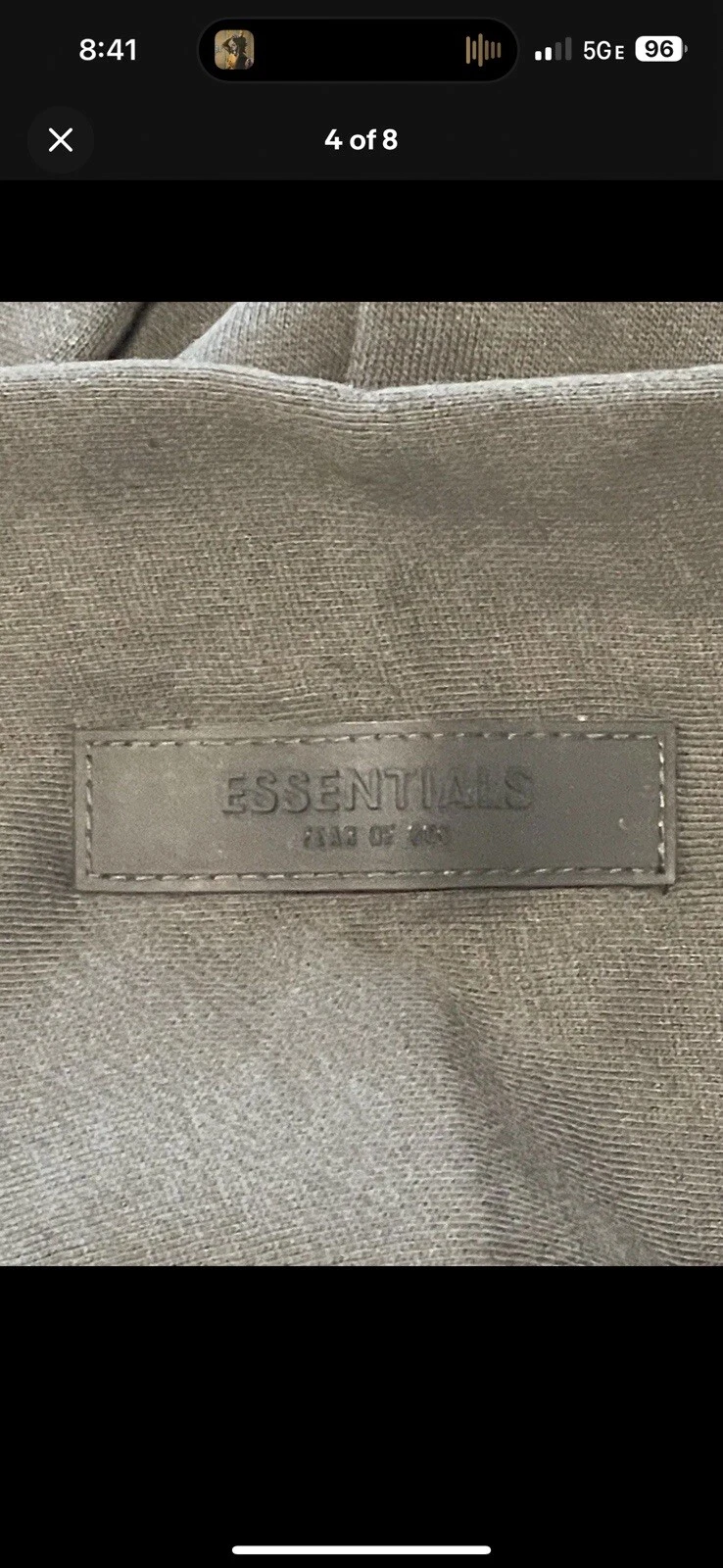 Felpa con cappuccio Fear of God Essentials