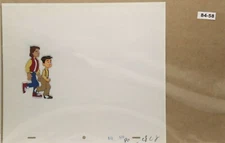 Back To The Future Original Production Drawing And Cel 84-58 Used Cond.