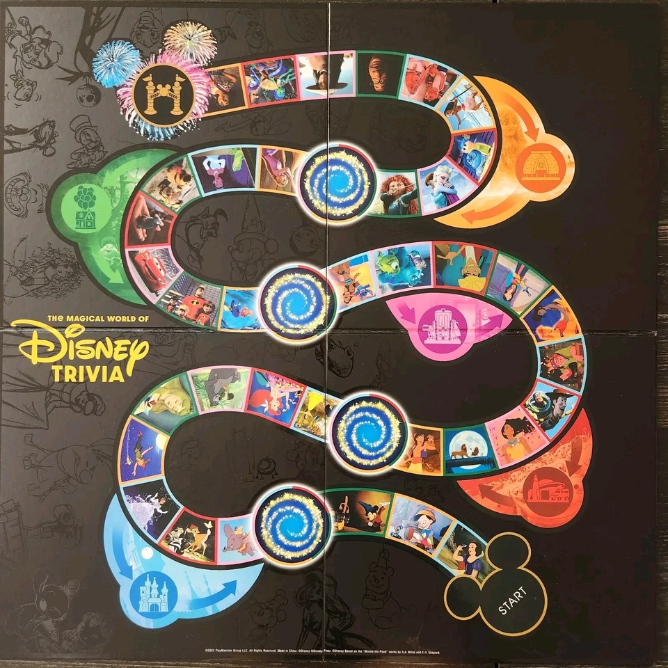 Juego de Trivia The Magical World of Disney 2022 Edición Coleccionista 2000 Preguntas Foto 4 de 4