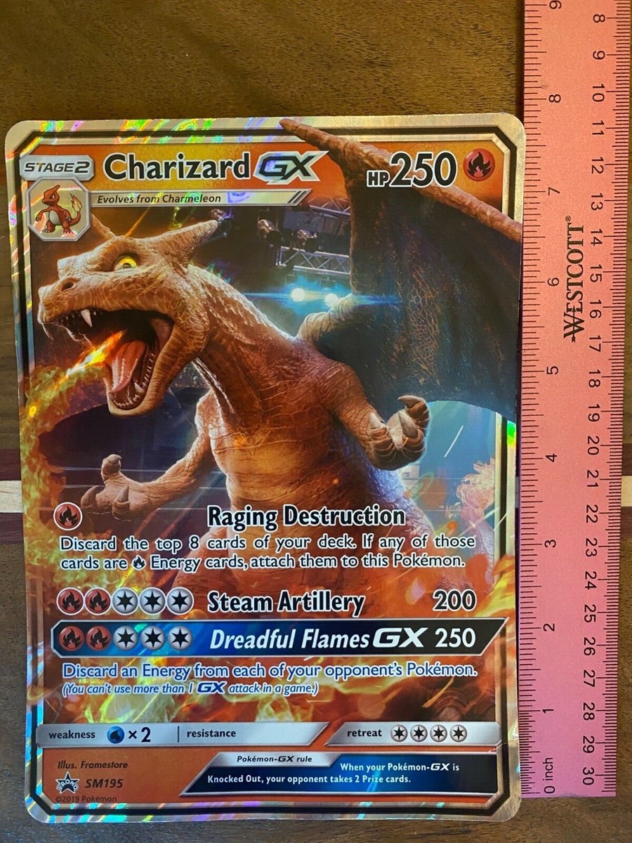 Pokmon Card - Charizard ★ Marked Pokemon Card Charizard GX Large | eBay