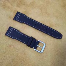 Watch band Pilot style 22mm width Genuine leather Watch strap