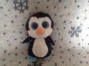 blue penguin beanie boo
