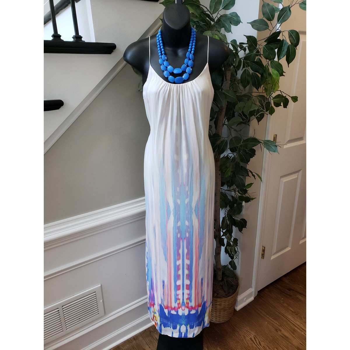 chinese dress ladies Beige Check Gili Maxi Dress | Quiet Luxury Cotton | Nantucket, Hamptons,  Palm Beach & Beach Vacation Outfits main image 0