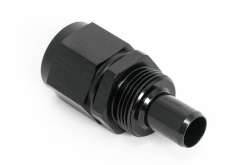 PTFE Aluminium Fitting Dash 8 / -8 AN / JIC 8 Port Straight Black Anodised - Picture 3 of 8